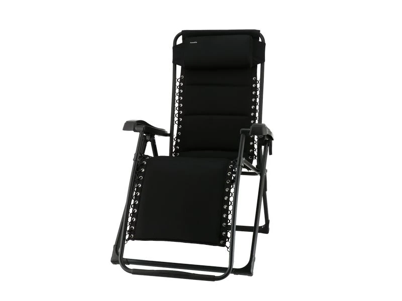 Travellife Barletta Stoel Relax Zwart 2 Travellife Barletta Stoel Relax Zwart - Afbeelding 2