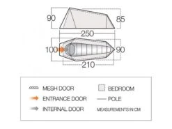 Kampeeruitrusting -Kampeeruitrusting 12 1 vango experience tent soul 100 afmeting tersoult15077
