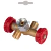 GOK Verdeelkraan 2-weg 1/4 Links Aansluiting