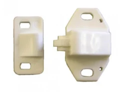 Fjord Outdoor Rolsnapper Kunststof Wit à 2 Stuks