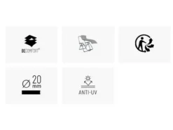 Lafuma Relaxstoel Evolution Becomfort Dark Grey 8902 -Kampeeruitrusting 18 5 lafuma relaxstoel evolution becomfort dark grey icoon lfm2830 8902