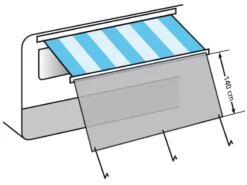 Eurotrail Sunblocker 300 X 140 Cm -Kampeeruitrusting 23 3 eurotrail sunblocker 300 x 140 cm etct0025