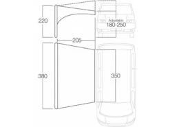 Vango Opblaasluifel Voor Caravan Airbeam Sky Canopy 3,5 Meter -Kampeeruitrusting 23 4 vango opblaasluifel voor caravan airbeam sky canopy 35 meter awqskycang3ja26