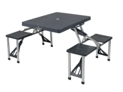 Bo Camp Kampeer-picknicktafel Basic Grijs