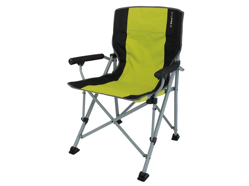 Eurotrail Vouwstoel Bolzano Lime-Zwart 1 Eurotrail Vouwstoel Bolzano Lime-Zwart