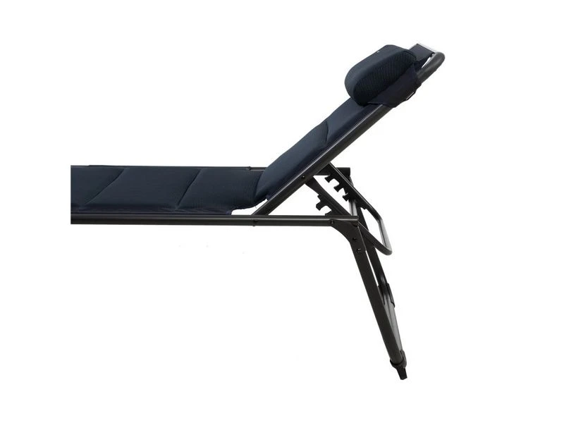 Travellife Barletta Kampeer- Tuinligbed Relax Blauw 2 Travellife Barletta Kampeer- Tuinligbed Relax Blauw - Afbeelding 2