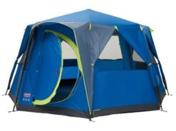 Coleman Familie Tent Octagon Blue-lime -Kampeeruitrusting 64 2 coleman familie tent octagon blue lime 2000035750