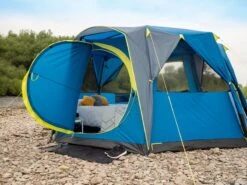 Coleman Familie Tent Octagon Blue-lime -Kampeeruitrusting 64 4 coleman familie tent octagon blue lime 2000035750
