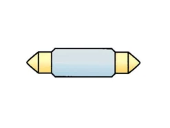 Haba Festoon S8,5 12 V 10 Watt 125 Lumen 11x39 Mm