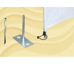 Bo-Camp Windschermharing 30 Cm 4 Stuks 7 Bo-Camp Windschermharing 30 Cm 4 Stuks -Kampeeruitrusting bo camp windscherm haring met plaat 4 stuks 4163900 2