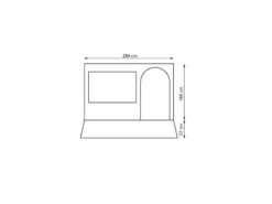 Eurotrail Canopy Room Bergen 310 -Kampeeruitrusting eurotrail bergen canopy room caravanstore 310 etct0160 3