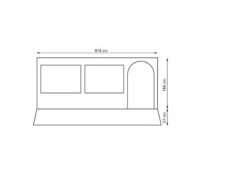 Eurotrail Canopy Room Bergen 440 7 Eurotrail Canopy Room Bergen 440 -Kampeeruitrusting eurotrail bergen canopy room caravanstore 440 etct0163 3