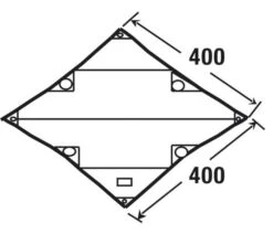 High Peak Tarp 2 -Kampeeruitrusting high peak tarp 2 afmeting 10033 2