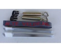 Hele Luifel Voor Voortent Aanritsbaar De Vaart Lux Serie Blauw. -Kampeeruitrusting te velde stormbandset2