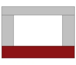 Te Velde Zijwand Voor Luifel 240 Cm 5 Kleuren -Kampeeruitrusting tevelde caravan luifel zijwand 240 bordo6